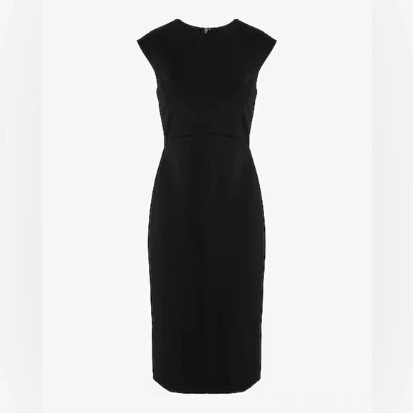 Express Classic Sheath Midi Dress - Picture 1 of 6